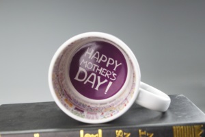 Tasses en céramique à café personnalisées de 11oz avec logo Tasse à motif intérieur pour la fête des mères heureuse pour la sublimation - Product Image 4