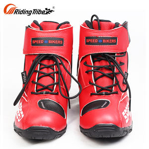 Vintage cuero utilizado urbano <span class=keywords><strong>para</strong></span> hombre de triunfo tradicionales botas de motocicleta - Product Image 2