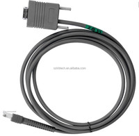 Cable de Escáner de Código de Barras Symbol de 2 Metros (7 pies), CBA-R01-S07ZAR, RS232, RJ45, 10P10C, Revestimiento de PVC, Trenzado, Cobre Puro, para Impresoras LS2208 y LS4278