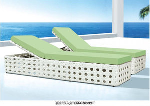 Chaise longue de <span class=keywords><strong>jardin</strong></span> en rotin pour piscine extérieure - Product Image 2