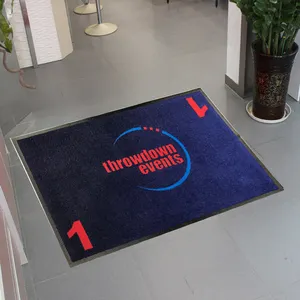 Door rug custom mat use for door entrance and print your logo on it