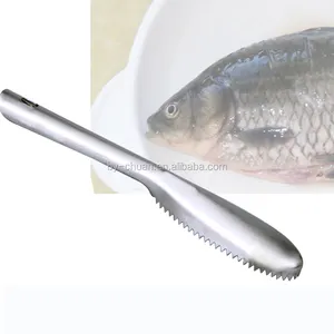 Escamas de acero inoxidable para eliminar la piel de los peces, escarificador, utensilios de limpieza de mariscos, utensilios de cocina