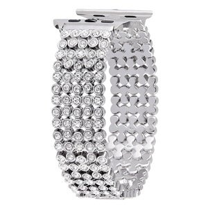 IVANHOE per cinturino Apple Watch 42mm 44mm, bracciale da donna con cinturino in acciaio inossidabile con diamanti per iWatch Series <span class=keywords><strong>4</strong></span> Series 3 2 1 - Product Image 6