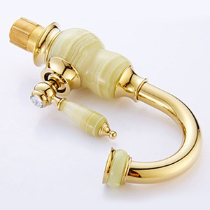 Color oro puro Jade piedra cuenca <span class=keywords><strong>grifos</strong></span> <span class=keywords><strong>grifos</strong></span> - Product Image 3