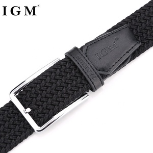 IgM người đàn ông đan PU bện da <span class=keywords><strong>Webbing</strong></span> sản xuất vành đai - Product Image 4