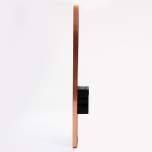 Rectangle Hotel Touch Doorbell Led Light House Number <strong>Door</strong> <strong>Plate</strong> with Rose Gold Frame - Product Image 4