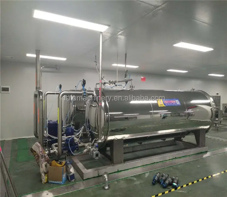 Huge-output Superb quality Green Safe High Efficient Industrial Autoclave Equipment for Food Sterilization