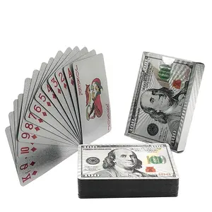 GS-18154 Kartu Bermain Hewan Peliharaan Lapisan Foil, Kartu Poker Baru Berkualitas Tinggi