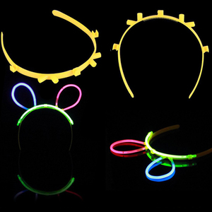 Accessoire de fête d'<span class=keywords><strong>anniversaire</strong></span> concert <span class=keywords><strong>club</strong></span> bandeau lumineux fluo épingle à cheveux - Product Image 1