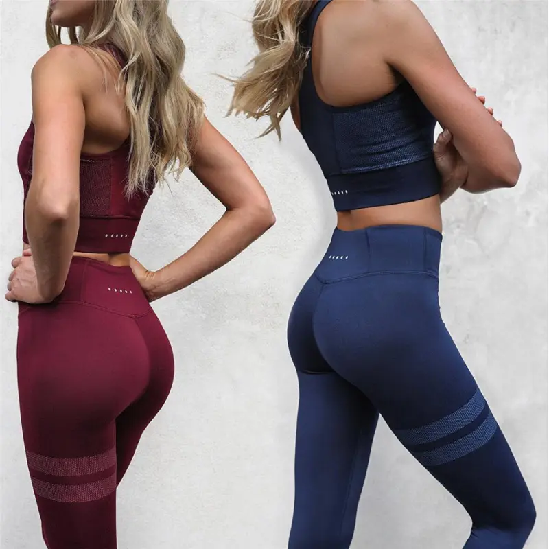 Ensemble pantalon de yoga pour filles, taille haute, sexy, nouvelle collection