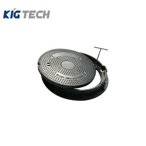KIG Low Price Fiber Reinforced Plastic Round Manhole Cover JRC 12 EN 124 Mold Molding Technique Composite Etisalat Manhole Cover