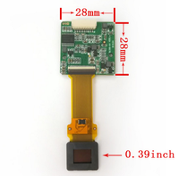 0.39 ''OLED Micro Display 1024*768 pour la carte de pilote AV de vision nocturne