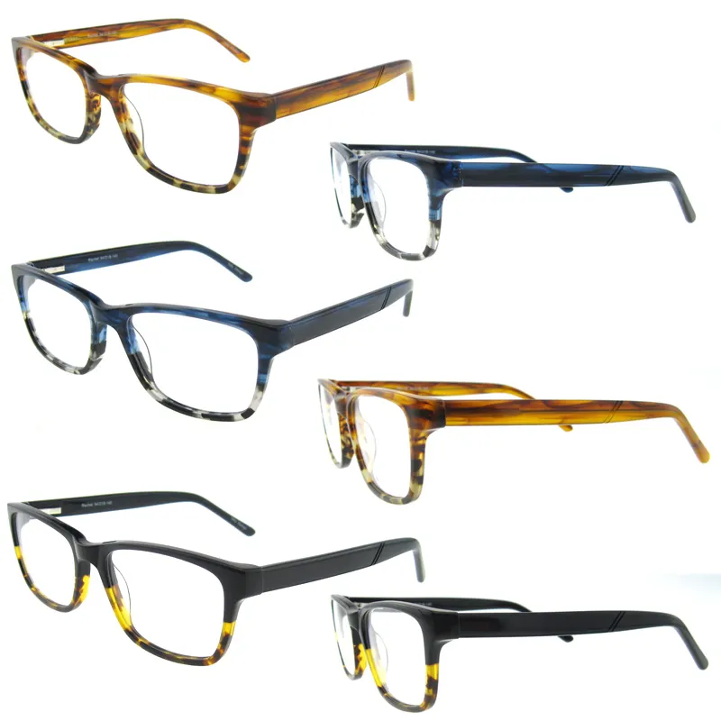 Модные виды очки оправа из ацетата, оптические оправы для рамка очки Китая сеть