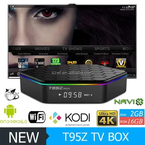 Nouveau design noir box internet tv récepteur wifi dernière octa core s912 tv box