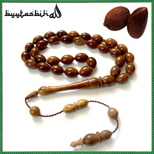 Commercio all'ingrosso della fabbrica di originale religioso musulmano ovale perline di legno di preghiera del rosario <span class=keywords><strong>tasbih</strong></span> - Product Image 5