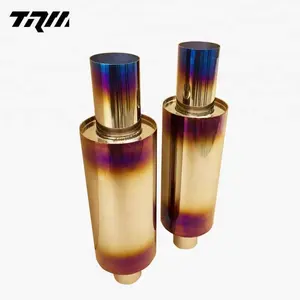 Ống Xả/Bộ Giảm Thanh Titan Bán Chạy Ống Xả Titan Gr2 Bộ Giảm Thanh 2 "Đầu Vào Cho Xe Đua