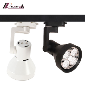 TIWIN <span class=keywords><strong>blanc</strong></span> et noir couleur COB 100-240 V <span class=keywords><strong>blanc</strong></span> chaud 1200lm 15 w piste LED spot - Product Image 2