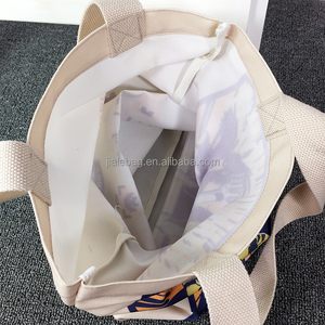 Túi Tote Vải Cotton Có Khóa Kéo In Hình Hoạt Hình Nhật Bản Tùy Chỉnh - Product Image 6