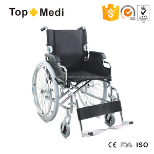 TSW908AQ rehabilitation supplies high quality flip up pneumatic quick release Steel Wheelchair - Product Image 1
