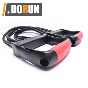 Dụng Cụ Giãn Nở Ngực 5 Lò Xo Co Giãn Có Thể Điều Chỉnh, Kéo Giãn, Tập Thể Dục Tại Nhà, Màu Đen-Đỏ Với Tay Cầm Chống Trượt - Product Image 6