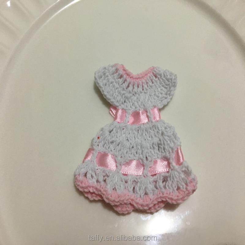 2018 Baby Shower Girl Favor - Handmade Crochet Dress Gift