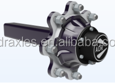 Liteadr — axe de goujon de qualité italienne avec <span class=keywords><strong>plaque</strong></span> souder, remorque agricole - Product Image 2