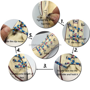 Con una Sola Mano Rapida Legare Lacci Elastici, nessun legame elastico lacci per le <span class=keywords><strong>scarpe</strong></span> - Product Image 6
