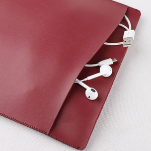 Logotipo personalizado cuero evelope tablet bolsas para iPad al por mayor - Product Image 4