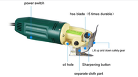 Machine à découper le tissu avec lame en acier allié RC-70/RS-70, mini couteau rond