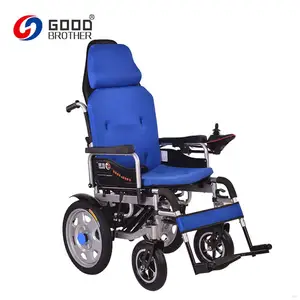HG-W680A Adjustable Pedal traveling folding  Electric Wheelchair With Lithium Battery