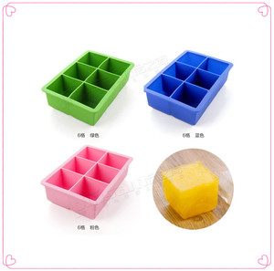 Gran <span class=keywords><strong>plaza</strong></span> cube tray silicona, moda bandejas de cubitos de hielo, cóctel cubo mágico del gran bandeja de cubitos de hielo - Product Image 3