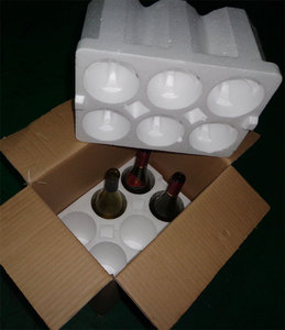 Wine/Champagne styrofoam shipping boxes shippers