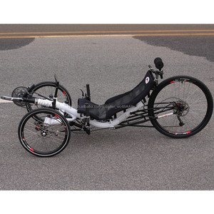 En Alliage d'aluminium Cadre Têtard Suspension Touring Adultes Pédale <span class=keywords><strong>Tricycle</strong></span> Couché pour Vente - Product Image 4