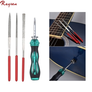 Organizador de Cordas de Guitarra, Régua de Ajuste, Kit Completo de Manutenção e Limpeza para Reparação de Guitarra para Todos os Instrumentos de Cordas - Product Image 5