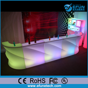 2016 nuevamente popular venta muebles de la barra <span class=keywords><strong>del</strong></span> grano de onda led night <span class=keywords><strong>club</strong></span> <span class=keywords><strong>bar</strong></span> pantalla led contador - Product Image 1