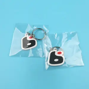 Porte-clés personnalisé en PVC et caoutchouc, portable et Durable, avec Logo gaufré 3D, impression de collection