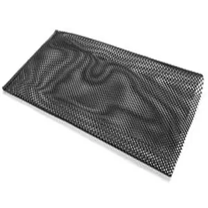 one side sealed black color HDPE oyster mesh bag