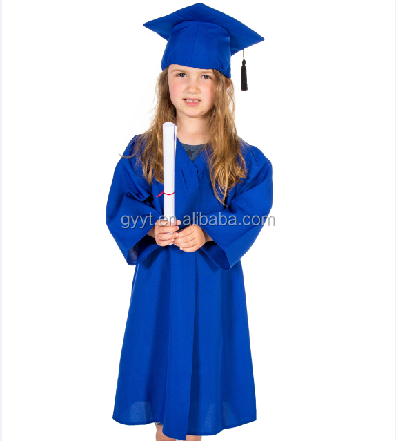 fancy dress graduation gown Shiny Graduation Gown & Cap with Tassel for Middle & High School main image 1