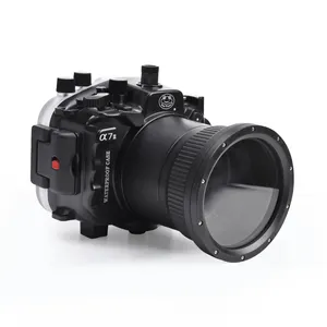 Seafrogs A7II(28-70mm) dalış su geçirmez kılıf 40m/130ft sualtı konut dalış Sony kamera için A7 II