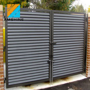 Cancello in Alluminio con Persiane <span class=keywords><strong>per</strong></span> Casa con Sistema Automatico - Product Image 1