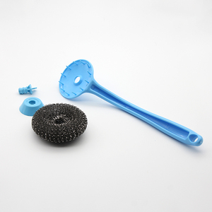 Nouvelle conception, brosse <span class=keywords><strong>de</strong></span> nettoyage <span class=keywords><strong>de</strong></span> vaisselle à pulvérisation <span class=keywords><strong>de</strong></span> cuisine durable à long manche avec tête interchangeable - Product Image 6