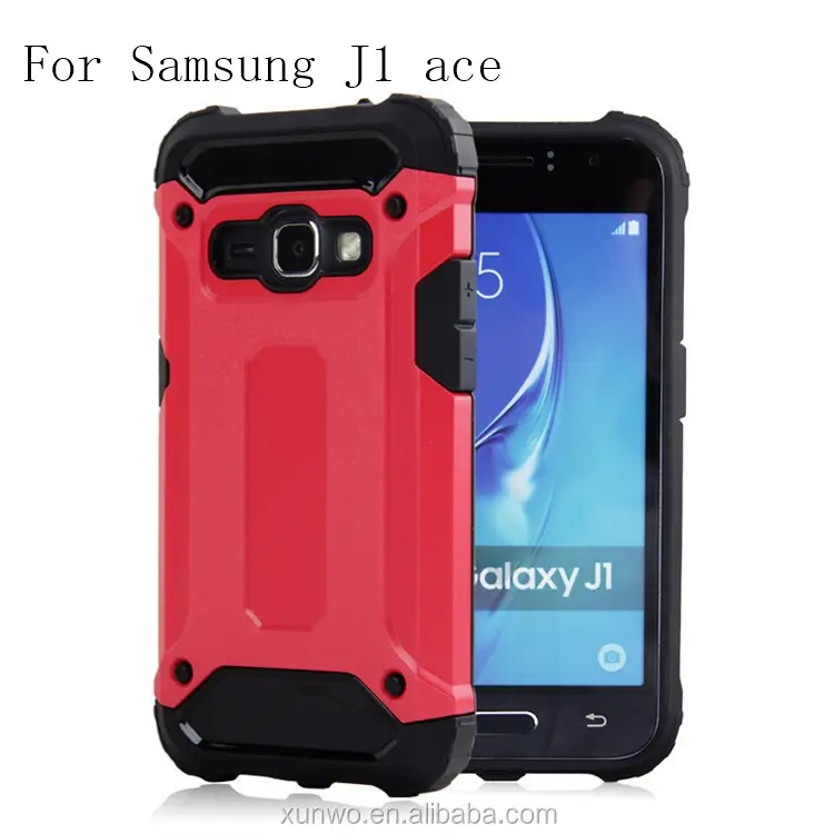 LOW MOQ Wholesale Hot selling Slim armor cover cellphone back case for samsung J1ace