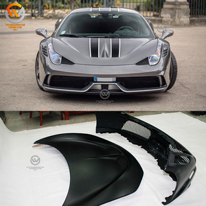 Capot en FRP adapté à <span class=keywords><strong>la</strong></span> <span class=keywords><strong>Ferrari</strong></span> F458, kit de pare-chocs avant de style Speciale - Product Image 5