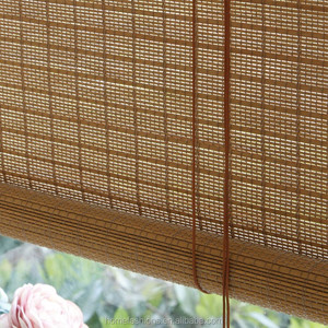 Manual y motorizado DIM de persianas de bambú al aire libre persianas cortinas - Product Image 3