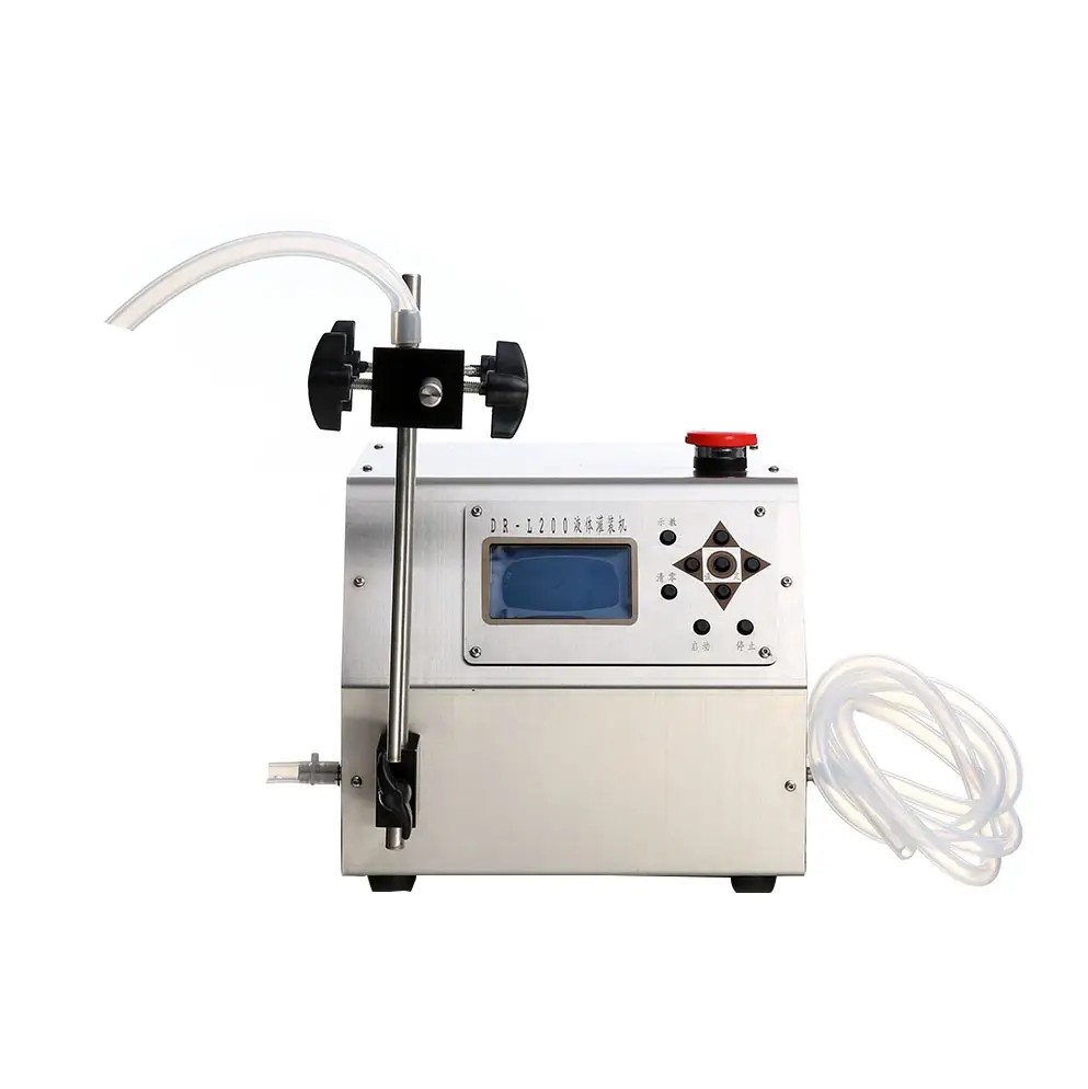 DL200 High quality small digital control pump liquid mineral water powder filling machine price for sale