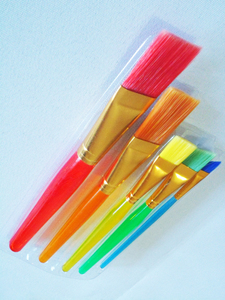 Hecho en china pelo de nylon pintura al óleo pincel de acuarela arte libre suministro de muestras cepillo de nylon duro - Product Image 2