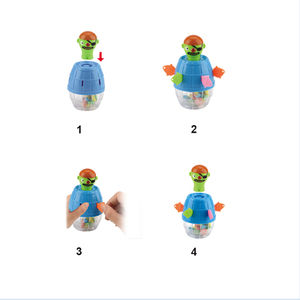 Jouet de bonbons Juqi Halal pour enfants, super <span class=keywords><strong>jeu</strong></span> de bureau <span class=keywords><strong>pop</strong></span>-<span class=keywords><strong>up</strong></span>, <span class=keywords><strong>jeu</strong></span> de baril de pirates avec bonbons - Product Image 2