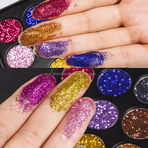 Brillos de sombra de ojos individuales, sin logotipo, 26mm, 24 colores disponibles