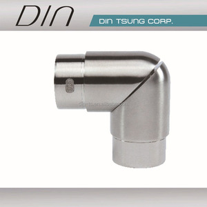 ข้อต่อท่อสแตนเลส 90 องศา ทนสนิม สำหรับราวบันได - Product Image 2