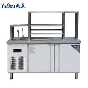 畅销商务酒店不锈钢珍珠奶茶工作台面桌不锈钢预备桌 - Product Image 2